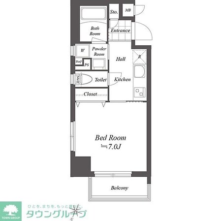 グランデュオ二子多摩川の物件間取画像